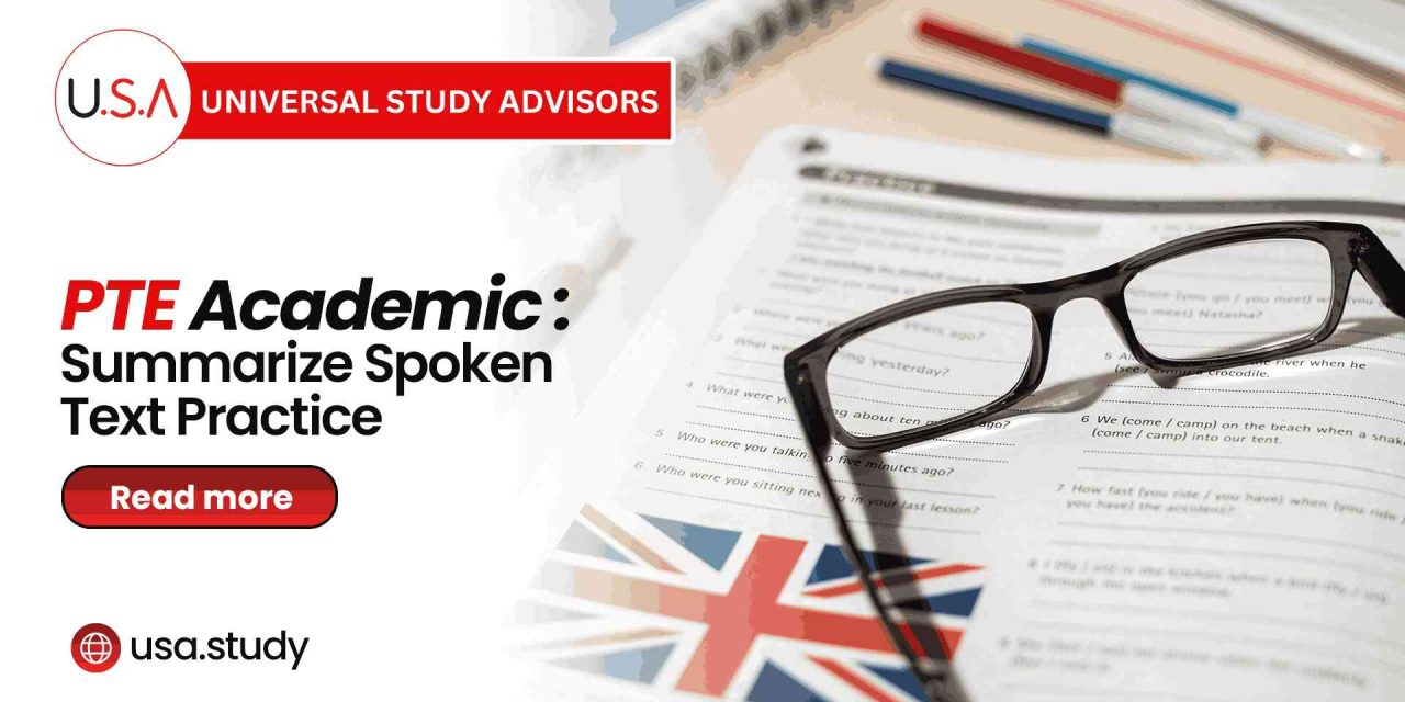PTE Academic: Summarize Spoken Text Practice