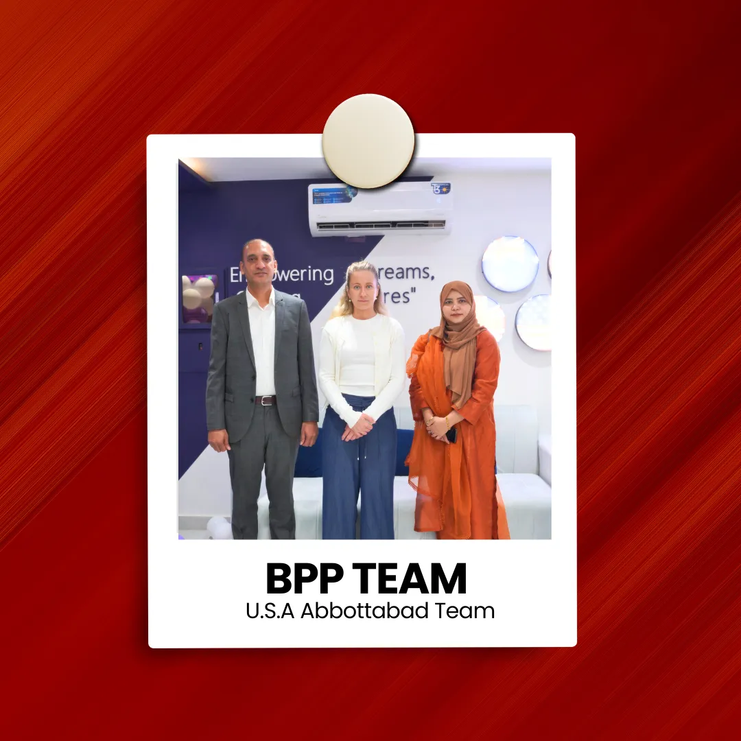Abbottabad Team Meet Up With Miss Arina Matjuseva (Senior Agent Relationship Manager, BPP University)