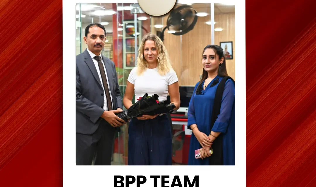Official Visit by Miss Arina Matjuseva (Senior Agent Relationship Manager, BPP University) and Dr. Shahzad Anwar, CEO (SCORP) to U.S.A Faisalabad Head Office