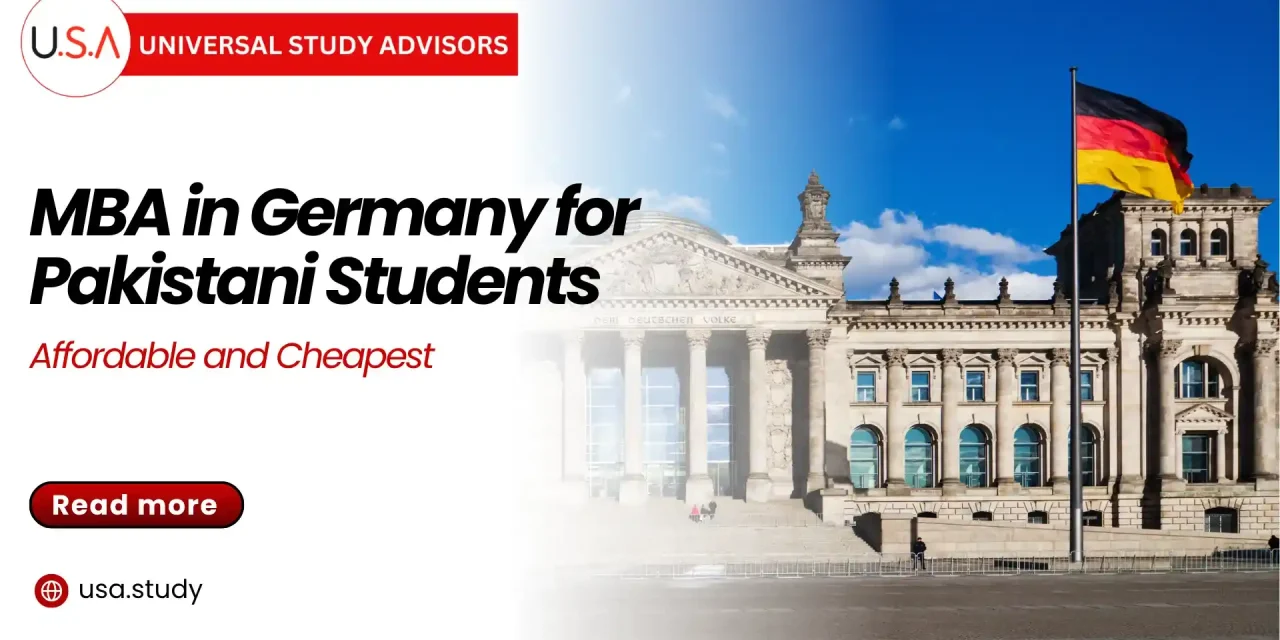 MBA in Germany for Pakistani Students | Affordable and Cheapest