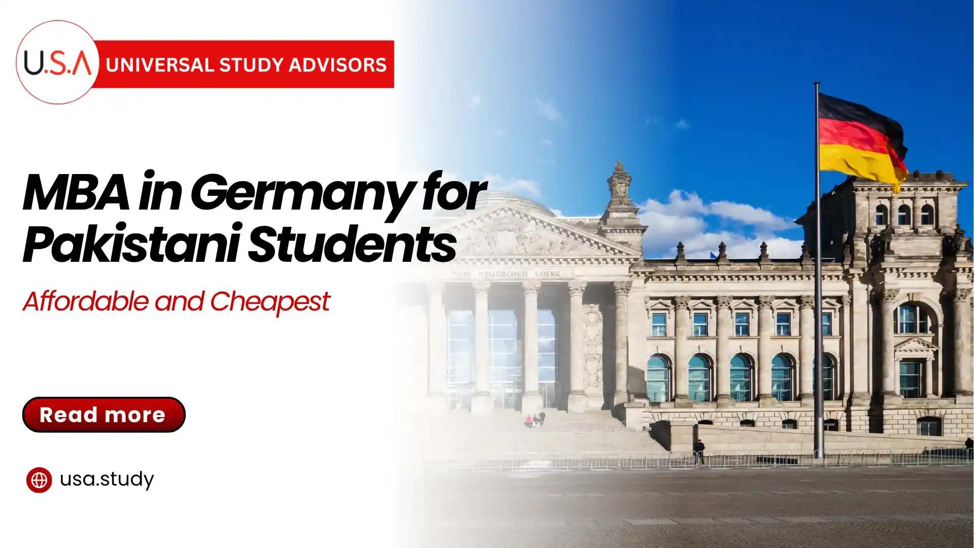MBA in Germany for Pakistani Students | Affordable and Cheapest